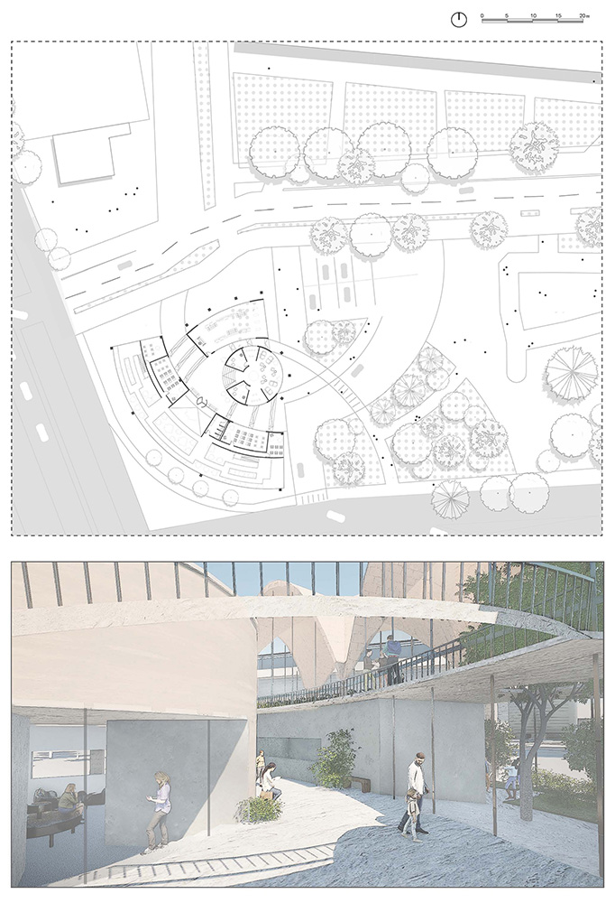 Architectural design by a student