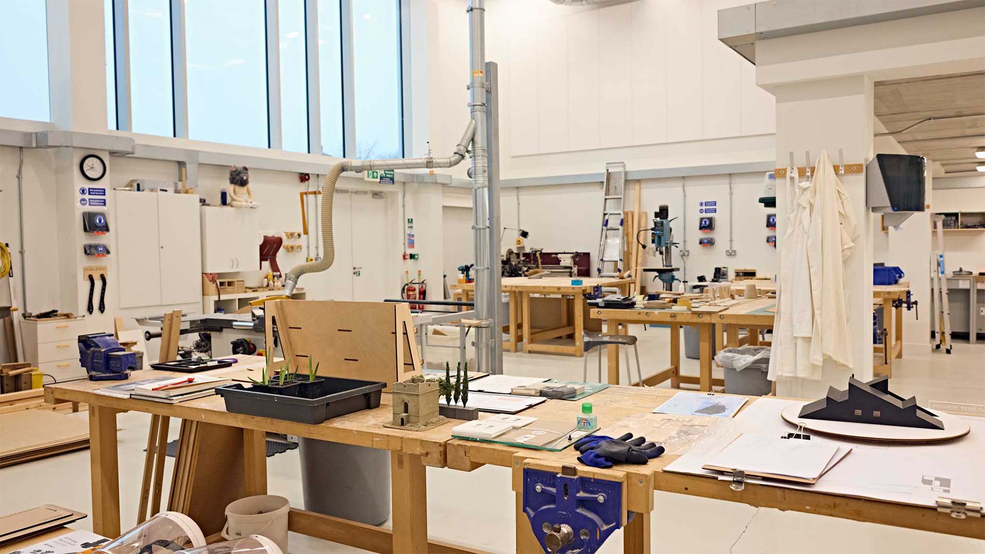 Architecture workshop in the Barbara Hepworth Building