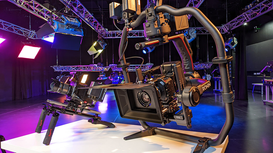 Camera equipment in Stewart Film Studios