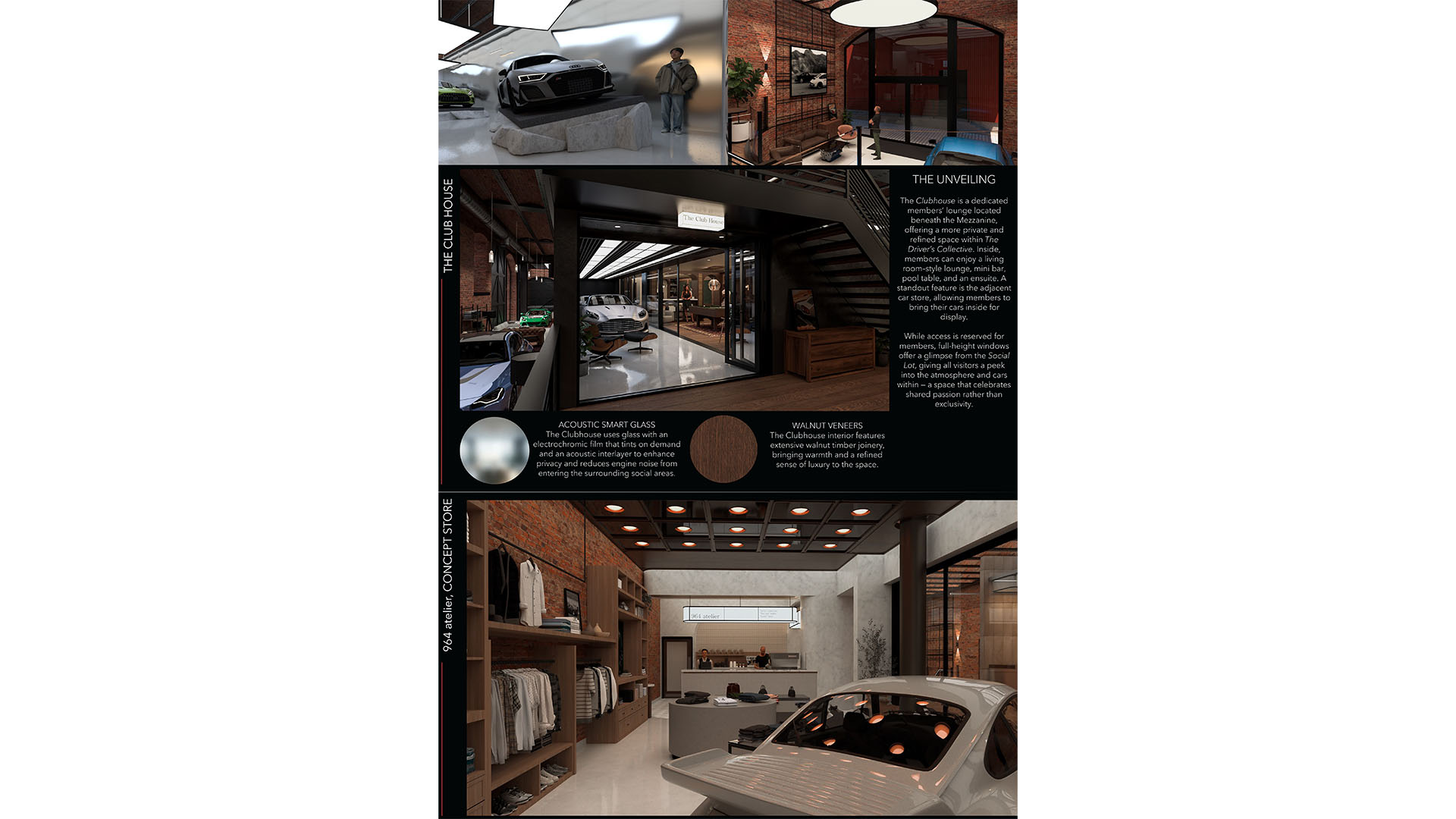 Student interior design artwork