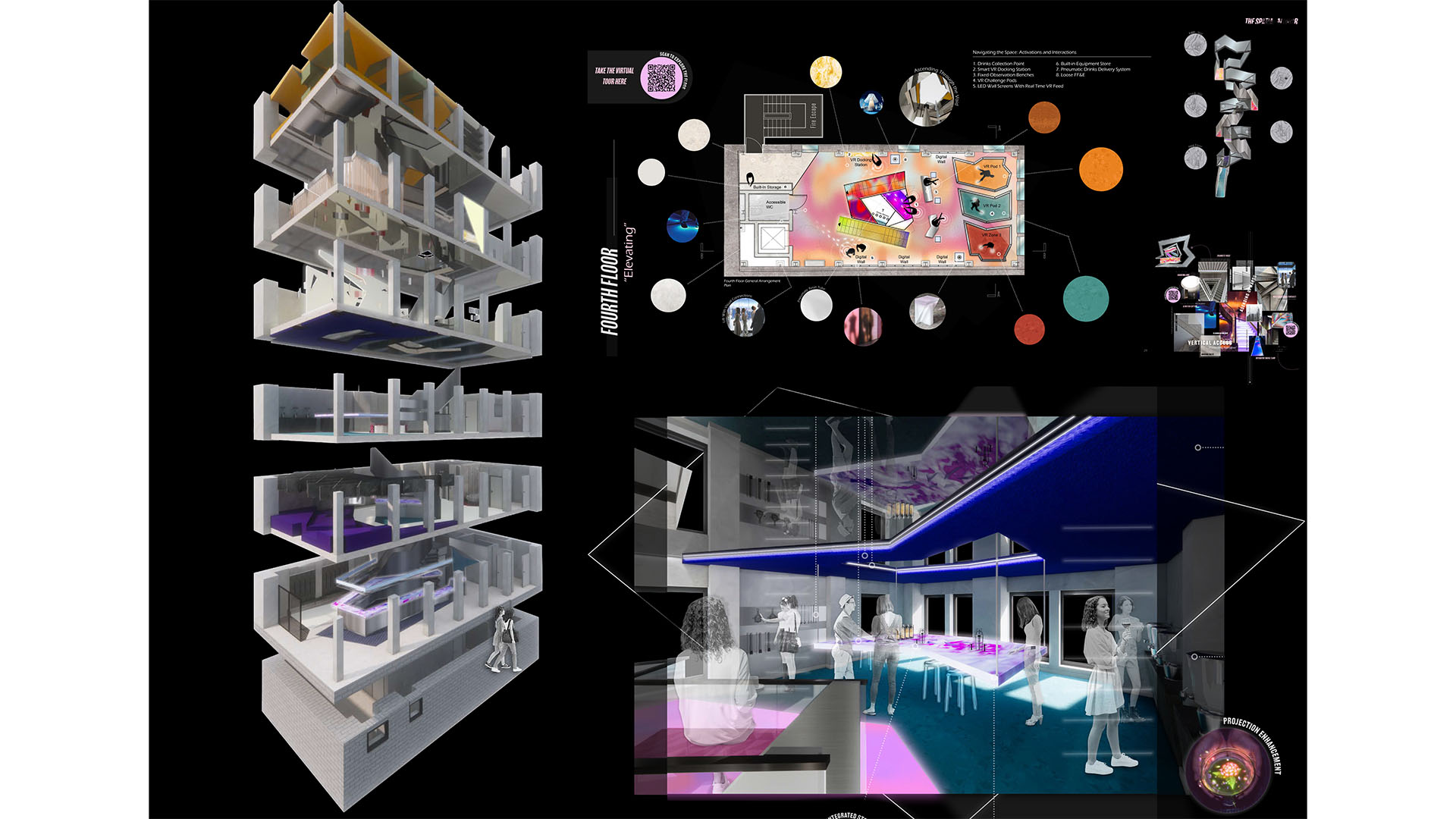 Student interior design artwork