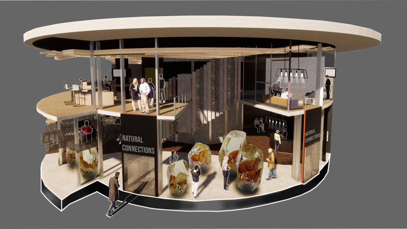 'Natural Connections' explores new possibilities surrounding workplace design.