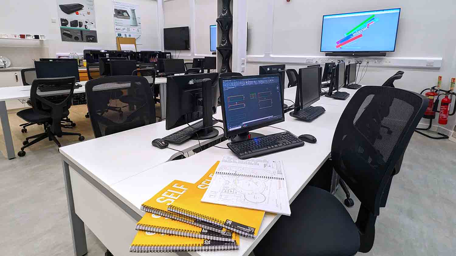 Computers in Interior Design Studio