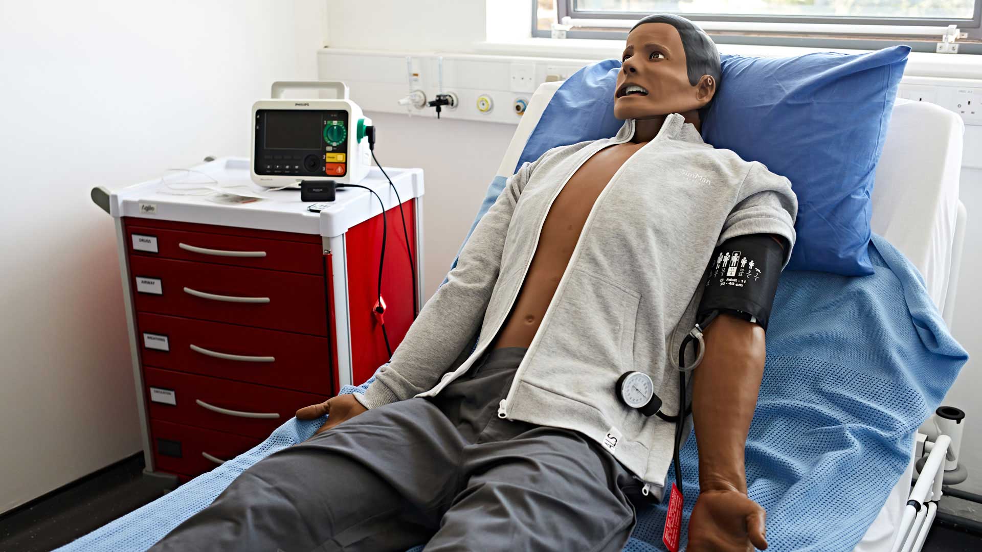 High Fidelity lab with manekin